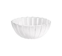 Guzzini Récipient XL Dolcevita Plastique biosourcé Nacre 30x30xh11,5 Blanc