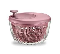 Guzzini - Spin&Store, Essoreuse à Salade avec Couvercle - Fabriqué en Italie - Mauve - 26 cm - 170900272