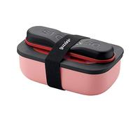 Guzzini - Store&GO, Coffret Lunch avec Couverts de Voyage - Rouge, 20 x 12 x h7 cm | 900ml - 17110231