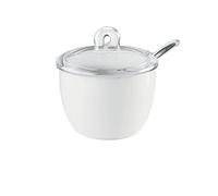Guzzini, Sucrier Avec Petite Cuillère Gocce, 12,5 x 11,7 x h9,5 cm