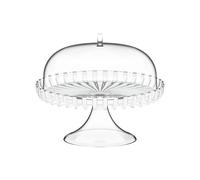 GUZZINI Support Avec Cloche Dolcevita Petit Blanc Transparent 27x31cm Plastique