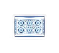 Guzzini - Table Decor, Plateau rectangulaire en mélamine « Blues » avec poignées - Coloris Assortis, 47,7 × 34 × H 5,3 cm - 28195652