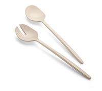 Guzzini - Tierra, Couverts à Salade en Plastique recyclé - Argile, 28 cm - 10610179
