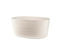 Guzzini - Tierra, Grand Pot, Pot en Plastique recyclé - Blanc Lait