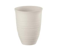 Guzzini - Tierra, Grand Verre en Plastique Recyclé - Blanc Lait, Ø 9,8 x h 12,4 cm | 520ml - 179500156