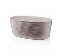 Guzzini - Tierra, Petit Pot Multiples, Pot en Plastique recyclé - Gris Taupe