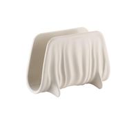 Guzzini Porte-serviettes Tierra - Plastique recyclé - Blanc Lait - 16 x 8 x h11 cm