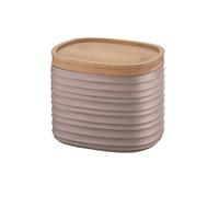 Guzzini - Tierra, Pot S avec Couvercle, Fabriqué à partir de Matériaux Recyclables - Gris Colombe, 12.3 x 9.4 x h 11 cm | 500 CC - 181801158