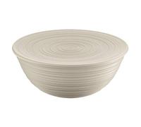 Guzzini Récipient XL Tierra - Bol avec couvercle en plastique recyclé, Argile, Ø 30xh13 cm, 5000ml