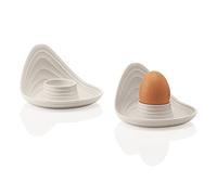 Guzzini - Tierra, Set de 2 coquetiers en Plastique recy lanc Lait, 12,3x12xh7,3 cm - 196300156