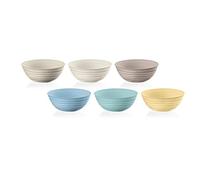 Guzzini Set de 6 bols Tierra multicolore en plastique recyclé Ø12,2 x h11,5cm 348ml