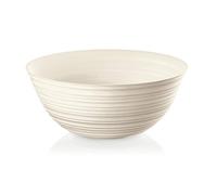Guzzini - Tierra, XL Bowl in Recycled Plastic, Container - Milky White, Ø 30 x h 2.8 cm | 5000ml - 175030156
