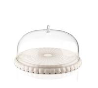 Guzzini - Tiffany, ensemble de petites assiettes à gâteau - blanc lait, Ø 30xh16 cm - 199501156, blanc, Weiss
