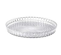 Guzzini – Plateau rond Tiffany – Transparent – Ø 35,6 x H 4 cm – 19890100