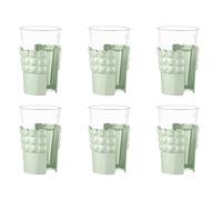 Guzzini Tiffany Porte-gobelet Vert Mauve, Lot de 6