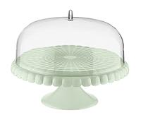 Guzzini - Tiffany, Présentoir à Gâteaux avec Cloche - Vert Mauve, Ø 36 x h28 cm - 199400243