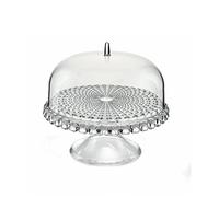 Guzzini - Tiffany, Présentoir à Gâteaux avec Petite Cloche, Moule à Gâteau avec Couvercle - Transparent, Ø 30 x h27 cm - Made in Italy - 19940100