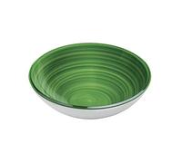 Guzzini - Twist, Récipient en Plastique Recyclé M - Vert Kiwi, Ø 22 x h 7 cm | 1400 CC - 181622153
