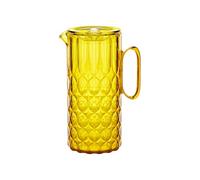 Guzzini – Carafe Vanity TERRA avec couvercle en Bio-based SAN et SMMA – Jaune Safran