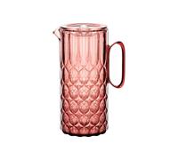 Guzzini - Vanity, Carafe avec couvercle en Bio-based SAN et Bio-based SMMA - TERRA (Malva)