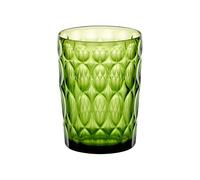 Guzzini - Vanity, grand verre, décor 1, vert nénuphar, Bio-based SAN et Bio-based SMMA - EAU
