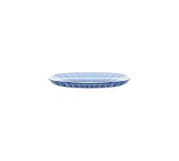 Guzzini Plateau ovale Vanity – petit plateau en Bio-based SAN et SMMA, bleu denim