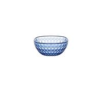 Guzzini - Vanity, récipient 16 cm, bleu denim, en Bio-based SAN et Bio-based SMMA - EAU