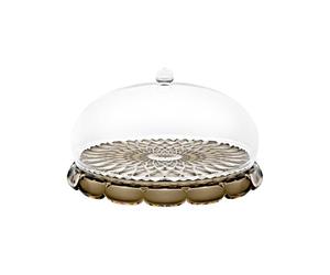 Guzzini VANITY tortiera con campana Smoke