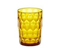 Guzzini - Vanity, verre haut, décor 3, jaune safran, Bio-based SAN et Bio-based SMMA - TERRE
