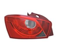 GV-ZONE Feu arrière gauche extérieur gauche assemblage feu arrière côté conducteur compatible avec Seat Ibiza 4 6J 5D Berline 2012 2013 2014 2015 2016 VT1595L