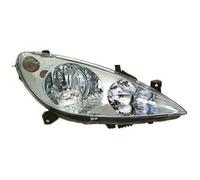 GV-ZONE Phare avant droit côté passager assemblage phare avant lampe de voiture compatible avec Peugeot 307 2000 2001 2002 2003 2004 2005 VP2389P