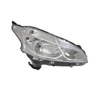 GV-ZONE Phare avant droit côté passager ensemble phare avant lampe de voiture compatible avec Peugeot 208 2012 2013 2014- VP2380P