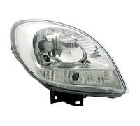 GV-ZONE Phare avant droit côté passager ensemble phare avant lampe de voiture compatible avec Renault Kangoo I 2003 2004 2005 2006 2007 2008 Chrome Orange VP2437P
