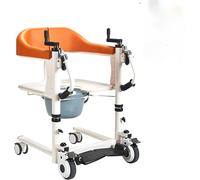 GVAPE Chaise élévatrice multifonctionnelle, élévateur portable pour patient pour un usage domestique, siège divisé à 180°, fauteuil roulant de transport léger avec plateau de lit, adapté aux personnes