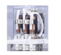 GVBAEPIEO JQX-38F 40A Relais Haute Puissance sans Base DC12V DC24V DC48V DC60V DC220V AC220V 8 Broches 11 de Coque résistance au feu(DC12V Without Base)