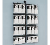 GVBJIUAXJM Présentoir à Chaussettes Mural Peu encombrant, présentoir à Bijoux, Organisateur de Rangement pour Boucles d'oreilles, étagère de présentation pour sous-vêtements, Crochet Amovible