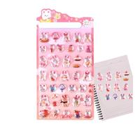 Gvblkq Autocollants 3D Pour,Décalcomanies Esthétiques Oiseaux et Lapins - Autocollants Animaux Lapin - Pour Journal Carnet Artisanat Bouteille d'Eau Planificateur Cahier Ordinateur Portable