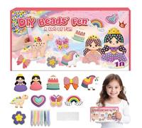 Gvblkq Bead Painting, Children’s Art Crafts Kit, Cartoon Bead Painting, Decorative Painting Kit, Kids’ Bead Art, Bright Colors Bead Kit, Painting Kit for Notebooks, Kids Crafts