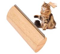 Gvblkq Brosse de Toilettage pour Chat - Peigne démêlant à sous-poil à poignée antidérapante | Brosse à chien en bois contre la,pour chiot, toutes les races moyennes à grandes, les poils longs et