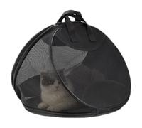Gvblkq Cat Carry Bag, Mesh Pet Carrier Pouch, Breathable Portable Travel Tote, Lightweight and Comfortable Bag for Small Dogs, Kittens, Puppies, Ideal for Outdoor Adventures, 15.75 inches