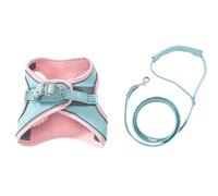 Gvblkq - Cat Harness with Leash, Adjustable Kitten Harness, Service Cat Vest, Soft Mesh Cat Harness, Reflective Cat Walking Harness, Escape-Proof Cat Vest, Leash for Kittens, Cat Harness and Leash for