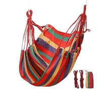 Gvblkq - Chaise Hamac Portable, Extérieur et Intérieur en Toile Épaisse, Décoration de Dortoir avec Assise Confortable, Suspendue