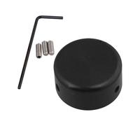 Gvblkq Couvercle de coussin de pédale d'effet, capuchons de boutons de pédale de guitare - Bouton de potentiomètre en d'aluminium avec outons de protection pour guitare, Installation facile,