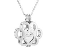 Gvblkq Cremation Urn Jewelry - Infinity Heart Ash Holder, Symbolic Animal Loss Charm with Personalized Engravable Back, Small Funeral Casket Locket, Ideal for Daily Wear Workplace Sympathy