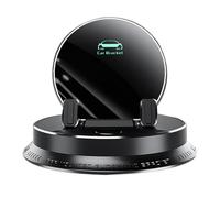 Gvblkq Dashboard Cell Phone Holder, Mobile Phone Mount with 360-Degree Rotation, Adjustable Hands- Cradle, Sturdy Truck Stand for Smartphones, Secure Dashboard Clip for Car