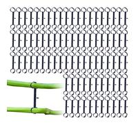 Gvblkq Étiquettes pour d'extérieur - Étiquettes pour et arbres avec double bouton-pression, imperméables pour identifier les noms pour jardin, fruits, légumes, fleurs, arbres