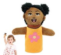 Gvblkq Finger Puppets Toys, African Children Plush Figures, Storytime Finger Puppets, Interactive Kids Puppets, Kids Learning Toys, Finger Puppet Storytelling, Plush Finger Puppets, Children Story