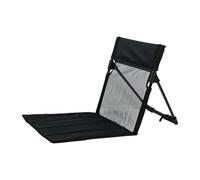 Gvblkq Folding Beach Chair Lawn, Chair with Backrest Portable Breathable Seat Floor with Storage Bag for RV Patio Backyard Lightweight Camping for Beach Park Travel Outdoor Events 39.2x38.5x15.8cm