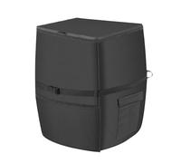 Gvblkq Housse de protection extérieure en aluminium avec fermeture éclair pour spa, tissu robuste pour villas, hôtels, espaces de divertissement, maisons de plage, protège les appareils du soleil, de