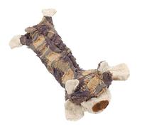 Gvblkq Interactive Bear Chew Toy, Squeaky Plush Dog Toy, Durable Interactive Chew Toys, Soft Bite Resistant, Ideal for Small, Medium, Large Breeds, Engaging Pet Supplies, 50 x 21 cm